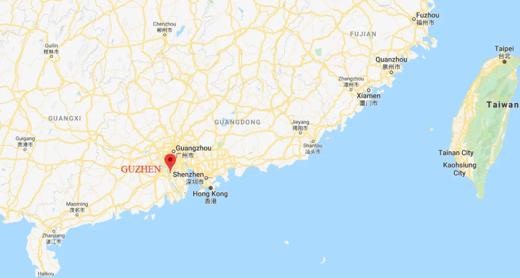 古鎮の地図