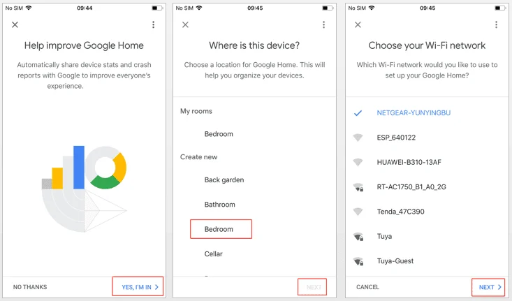 Google Homeの旧設定画面2