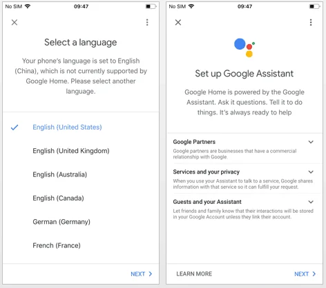 Google Homeの旧設定画面4